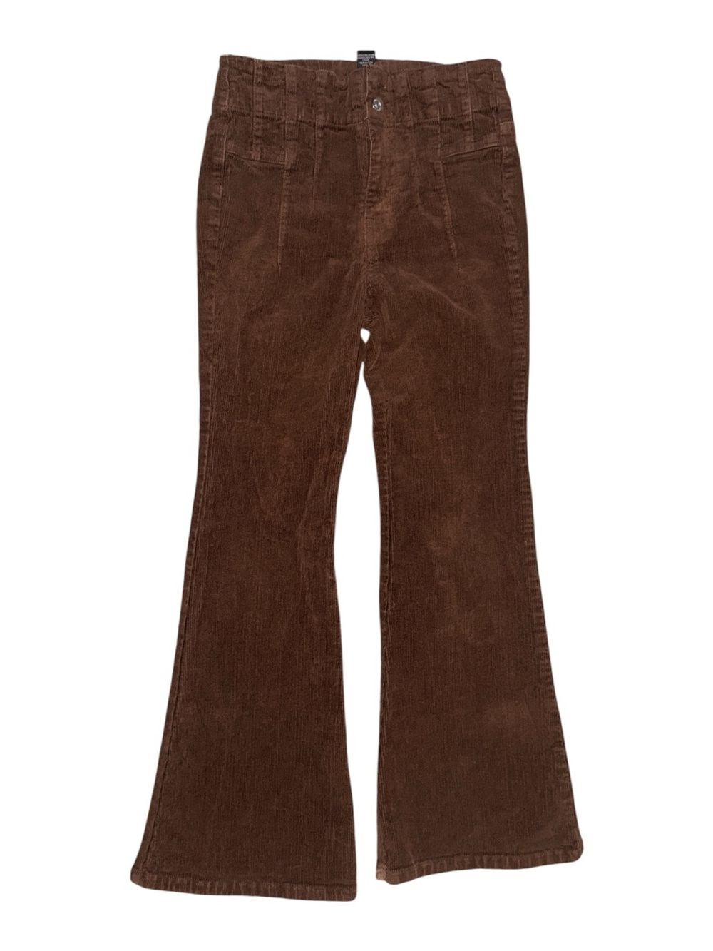 Forever 21 Dark Brown Corduroy Flare Pants Girls 9/10 Back to School Kids-wear